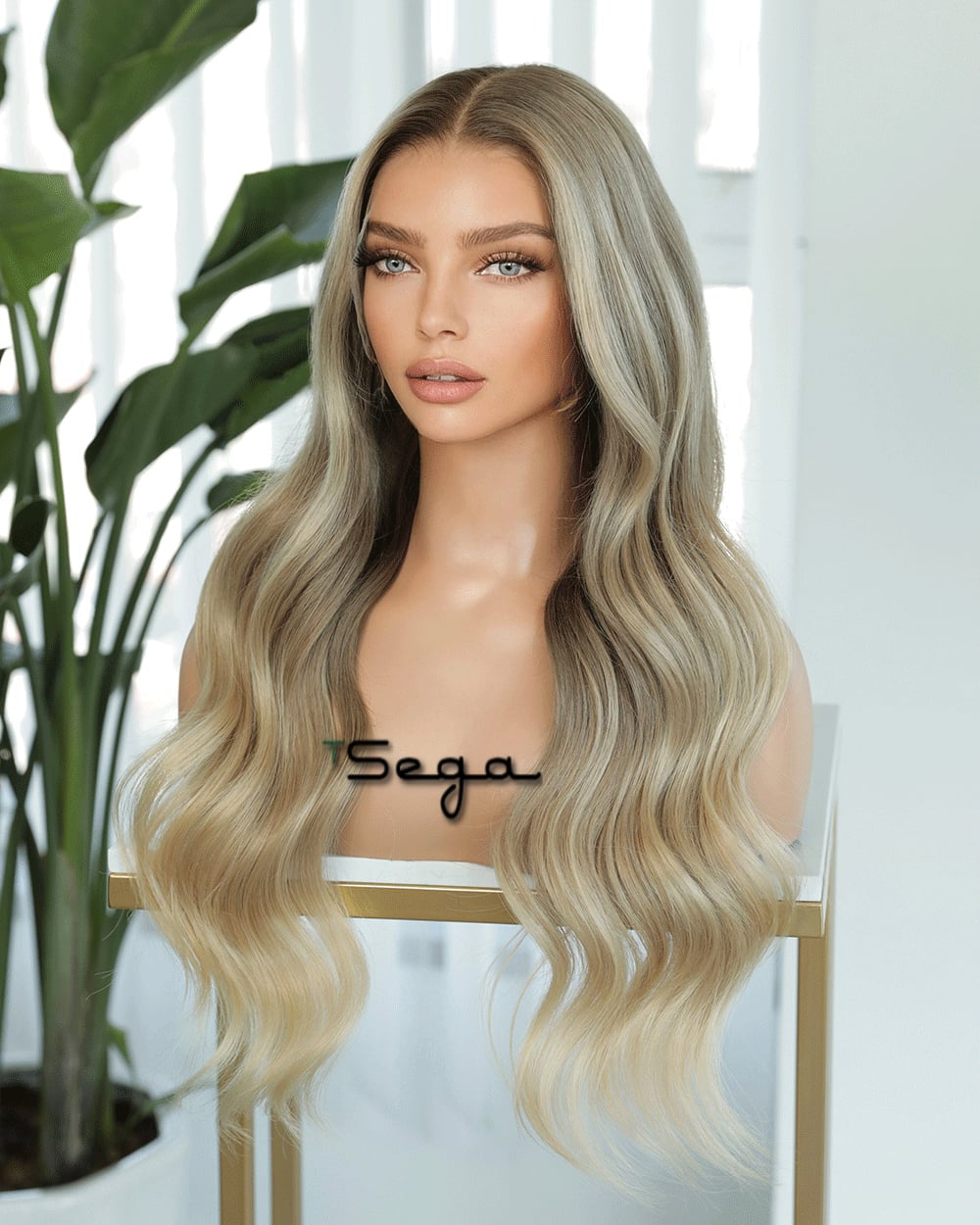 TSEGA Luxury Brazilian Loose Wave Human Hair Wig - Ombre