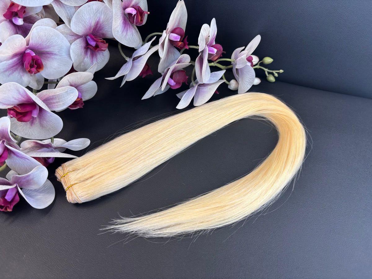 TSEGA Luxury Brazilian Silky Straight Blonde Human Hair Weft (613#)
